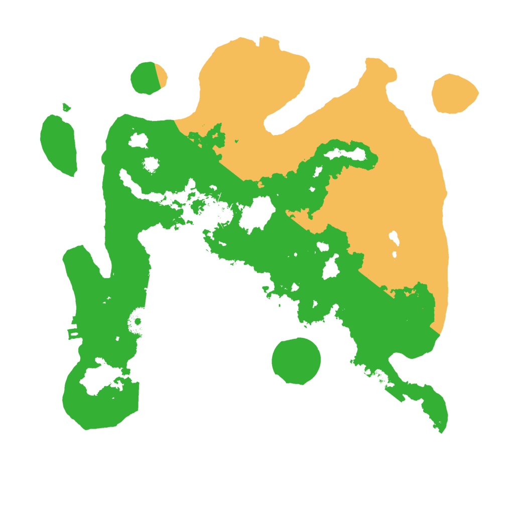 Biome Rust Map: Procedural Map, Size: 3000, Seed: 287627663