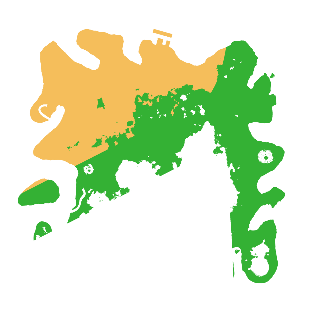 Biome Rust Map: Procedural Map, Size: 3300, Seed: 1363917868