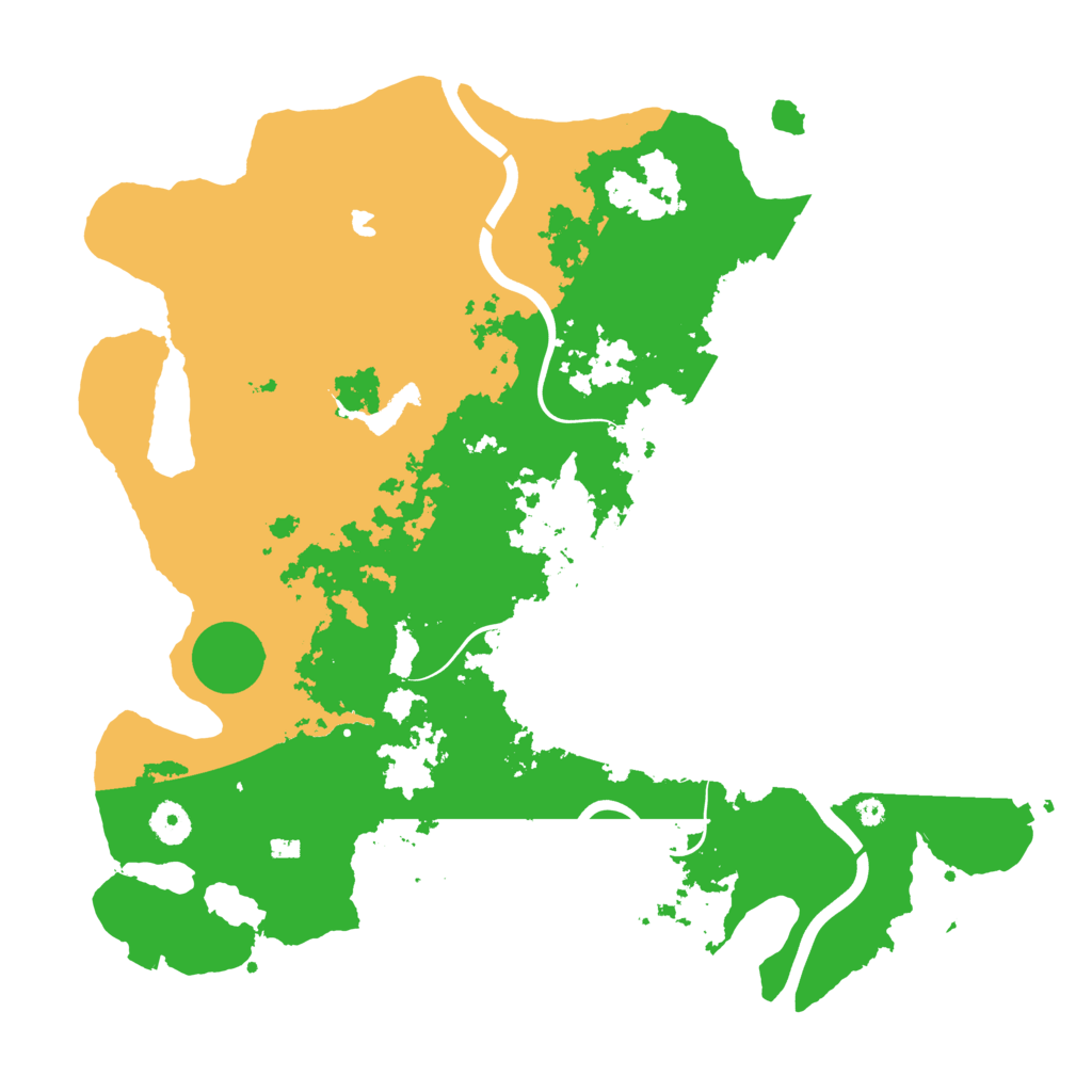 Biome Rust Map: Procedural Map, Size: 4000, Seed: 964082605
