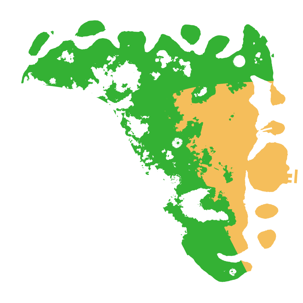 Biome Rust Map: Procedural Map, Size: 4500, Seed: 2127365375