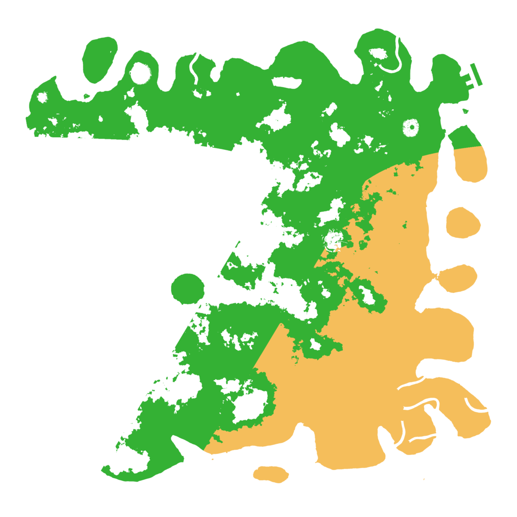Biome Rust Map: Procedural Map, Size: 4500, Seed: 1730599023
