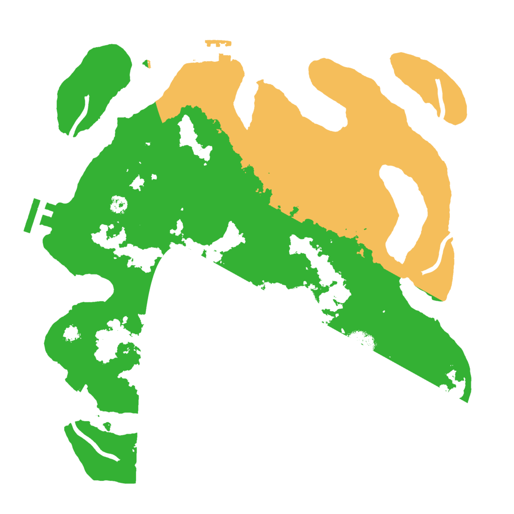 Biome Rust Map: Procedural Map, Size: 3000, Seed: 69611