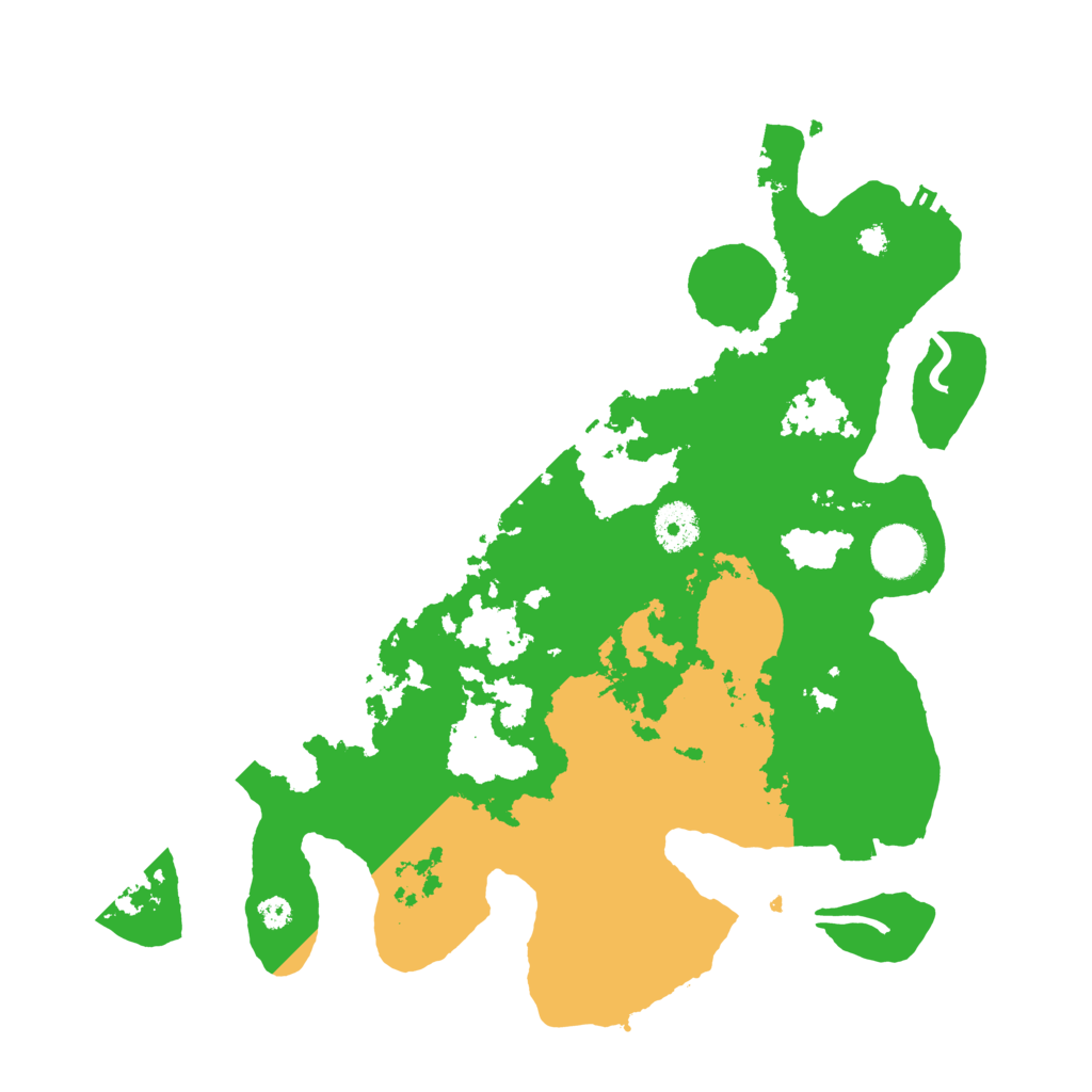 Biome Rust Map: Procedural Map, Size: 3500, Seed: 1214124