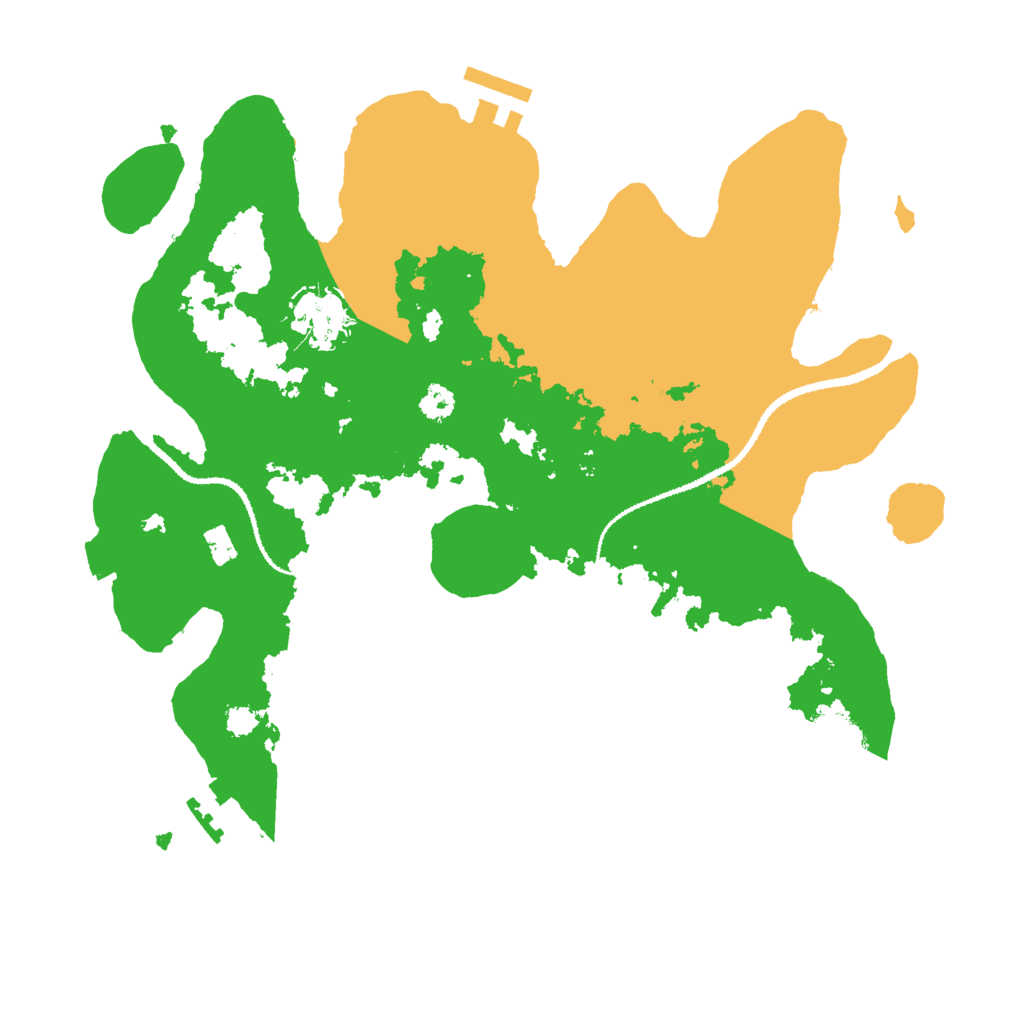 Biome Rust Map: Procedural Map, Size: 3000, Seed: 2135802044