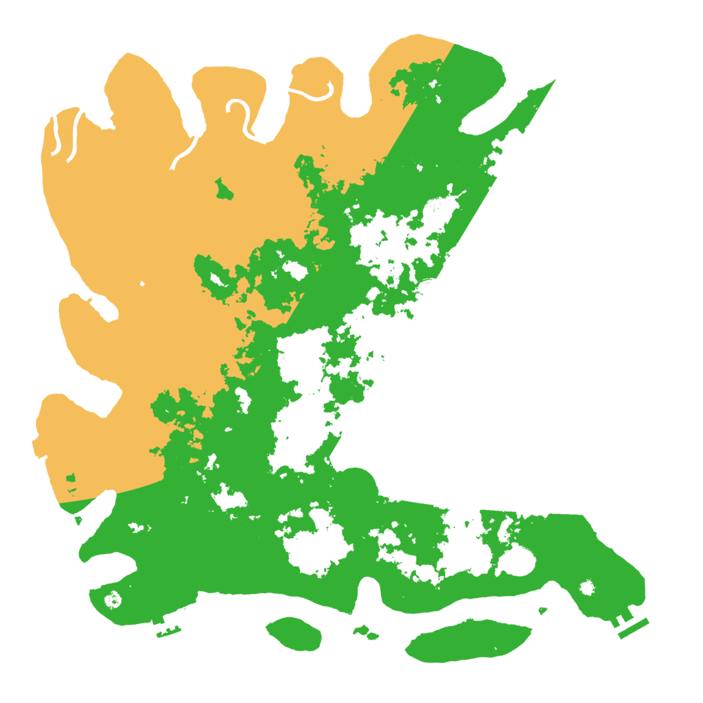 Biome Rust Map: Procedural Map, Size: 4300, Seed: 8738