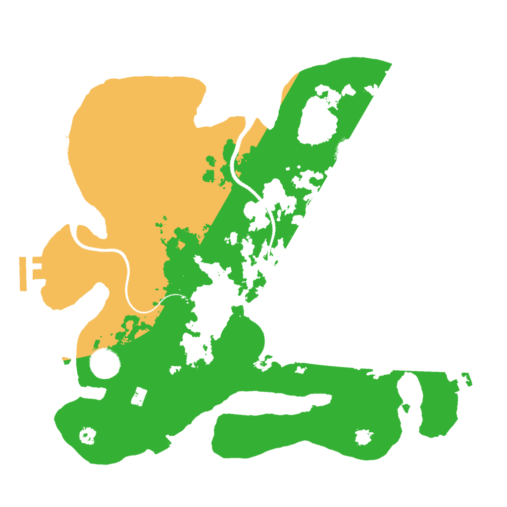 Biome Rust Map: Procedural Map, Size: 3000, Seed: 1042953067