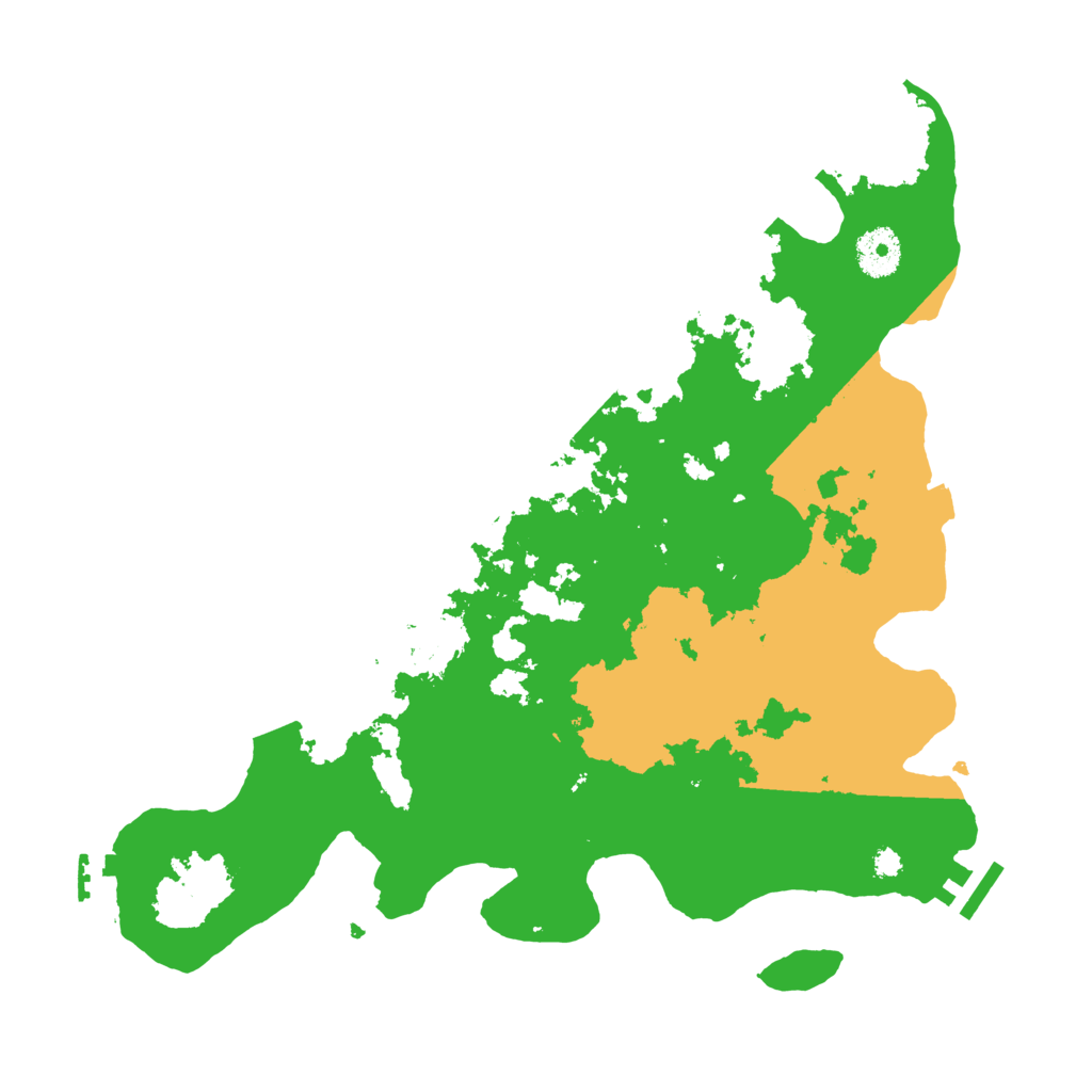 Biome Rust Map: Procedural Map, Size: 3500, Seed: 568538354