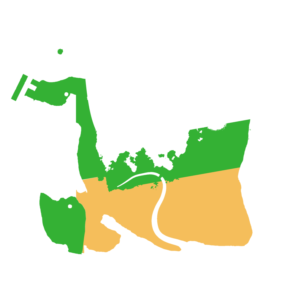 Biome Rust Map: Procedural Map, Size: 2222, Seed: 983184290