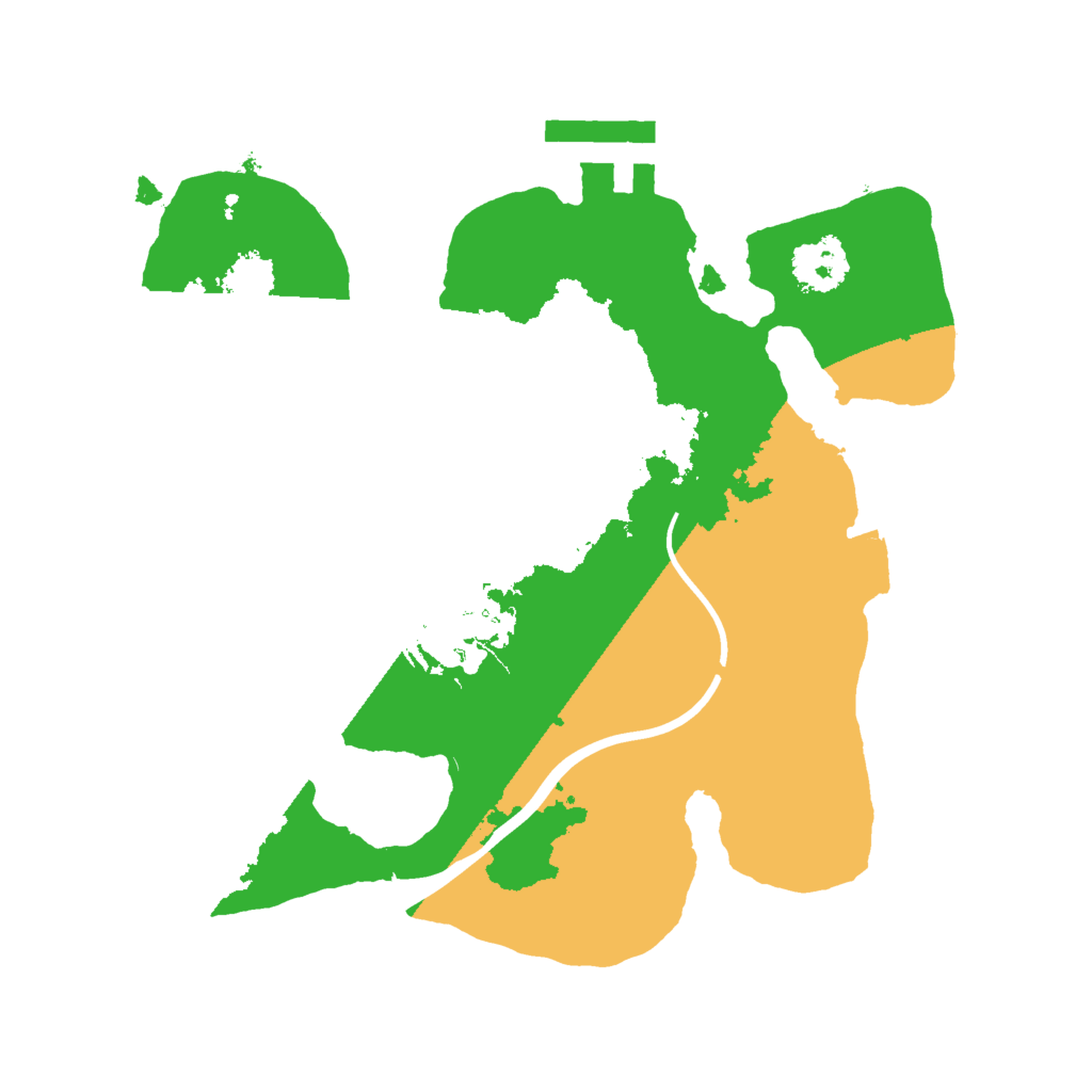 Biome Rust Map: Procedural Map, Size: 2000, Seed: 1695438834