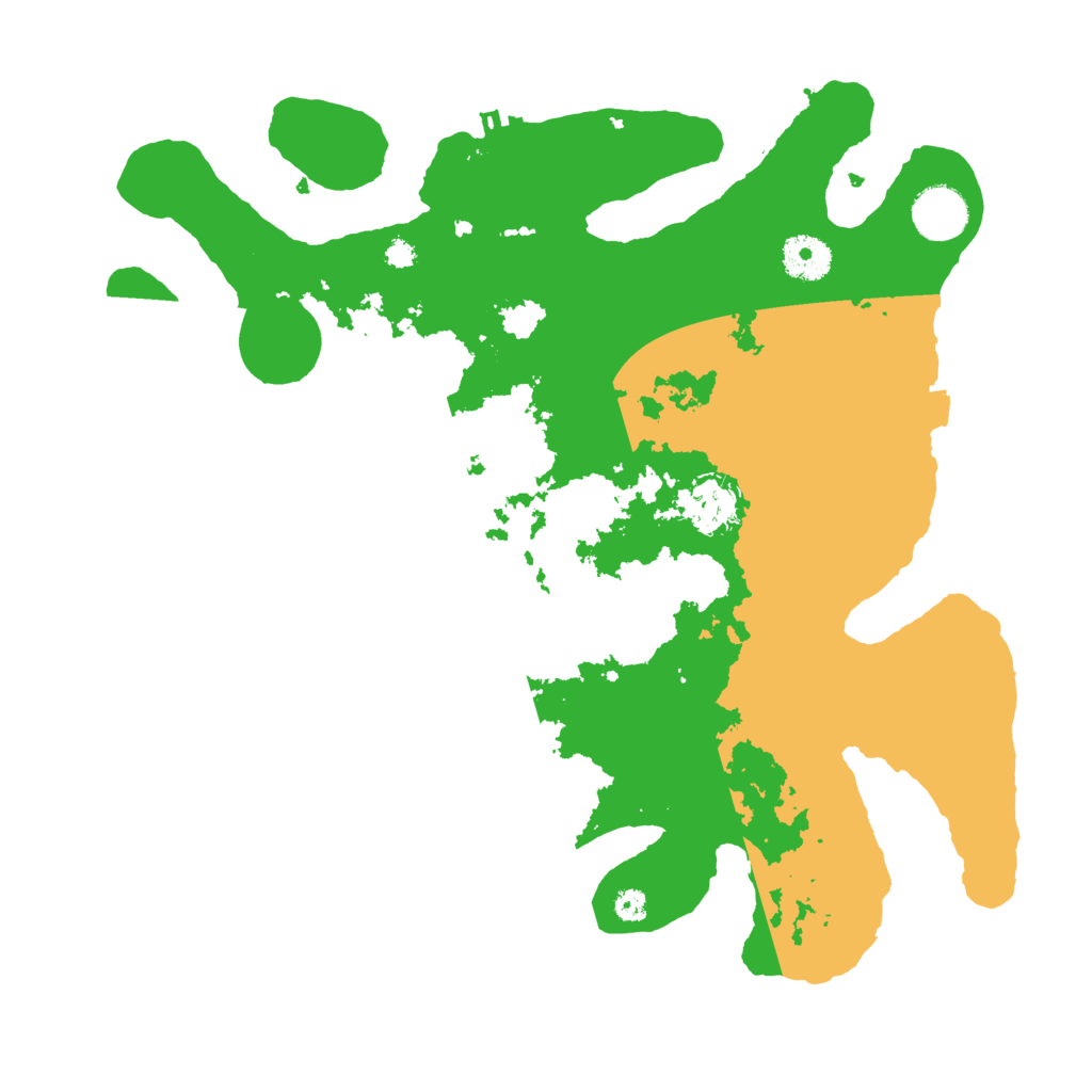 Biome Rust Map: Procedural Map, Size: 3500, Seed: 970257971