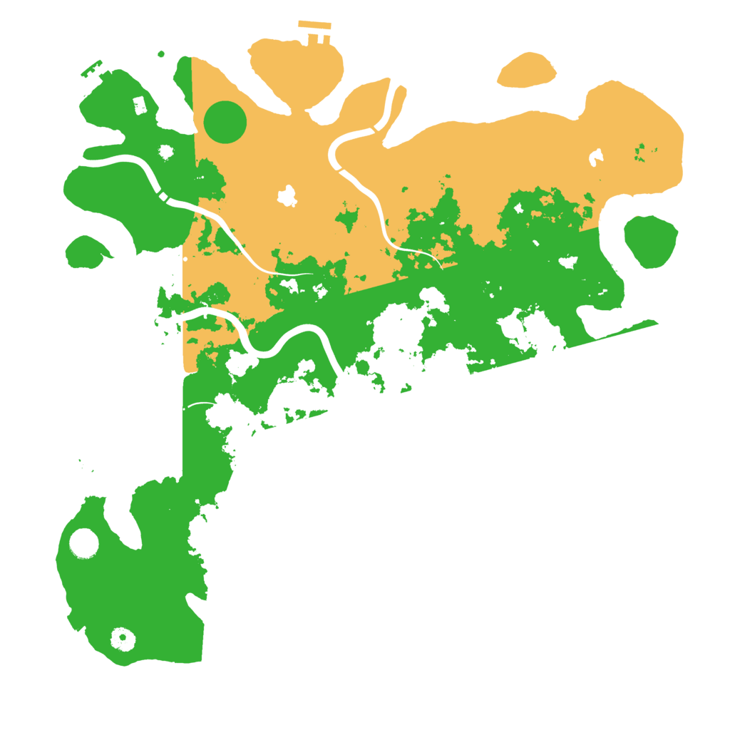 Biome Rust Map: Procedural Map, Size: 4500, Seed: 1983041011
