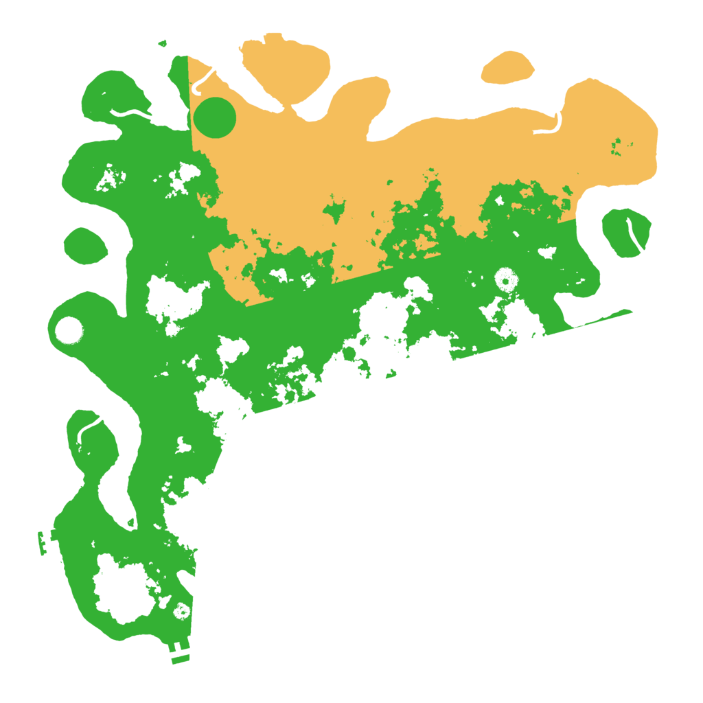 Biome Rust Map: Procedural Map, Size: 4500, Seed: 1983041011