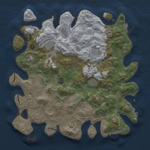 Thumbnail Rust Map: Procedural Map, Size: 4250, Seed: 77268460, 19 Monuments