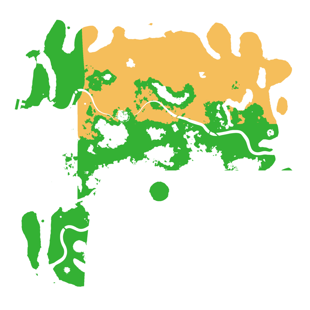 Biome Rust Map: Procedural Map, Size: 4500, Seed: 60624