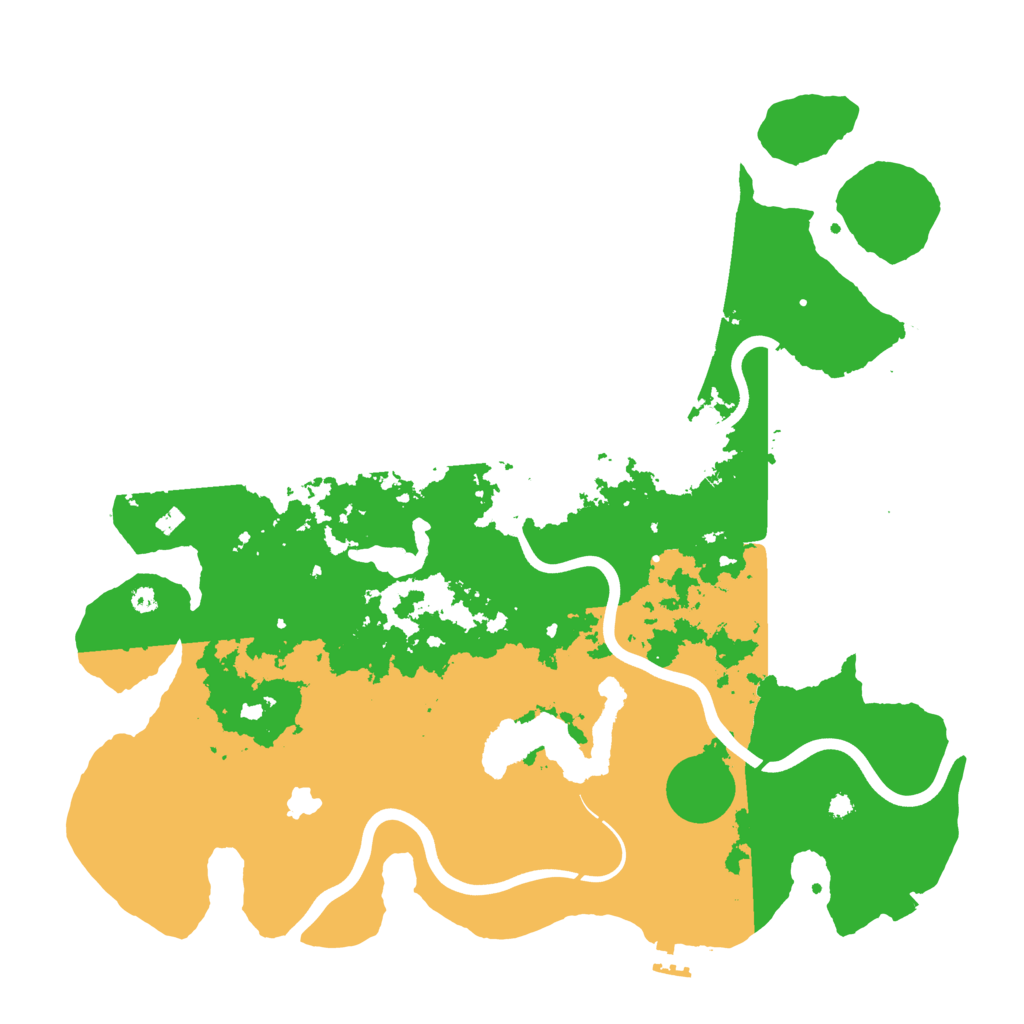 Biome Rust Map: Procedural Map, Size: 4000, Seed: 525223633