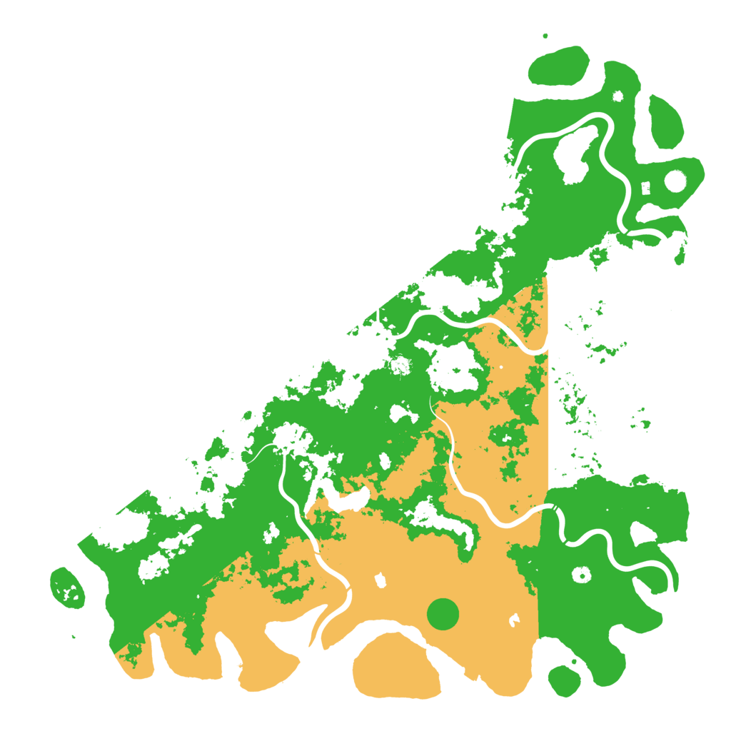 Biome Rust Map: Procedural Map, Size: 6000, Seed: 1759614629