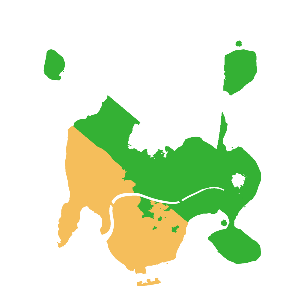 Biome Rust Map: Procedural Map, Size: 2000, Seed: 850603782