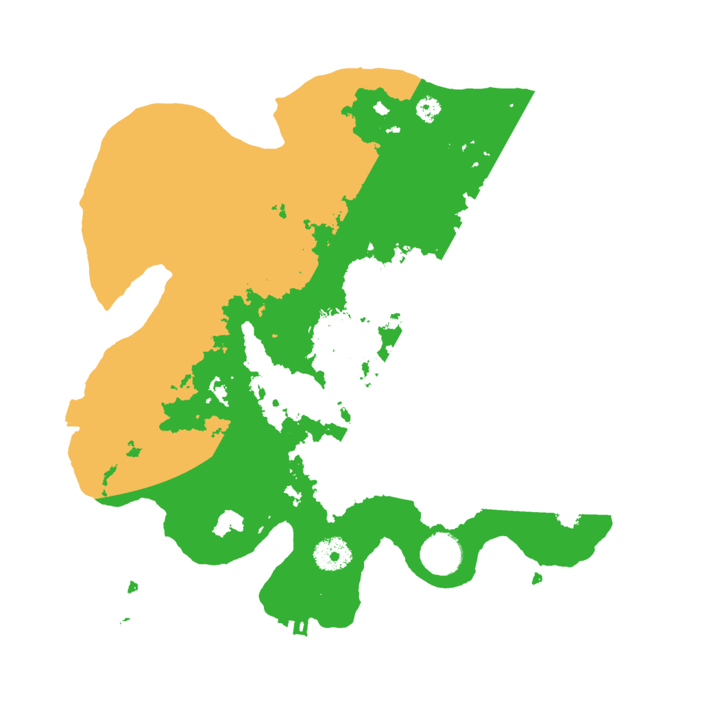 Biome Rust Map: Procedural Map, Size: 3000, Seed: 164864461