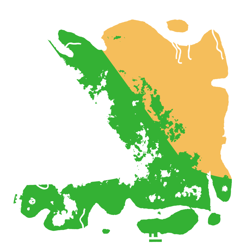 Biome Rust Map: Procedural Map, Size: 4000, Seed: 8780