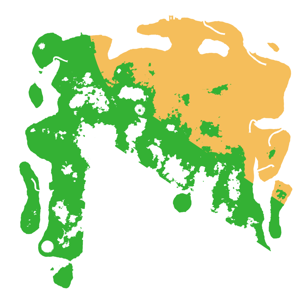 Biome Rust Map: Procedural Map, Size: 4500, Seed: 57319
