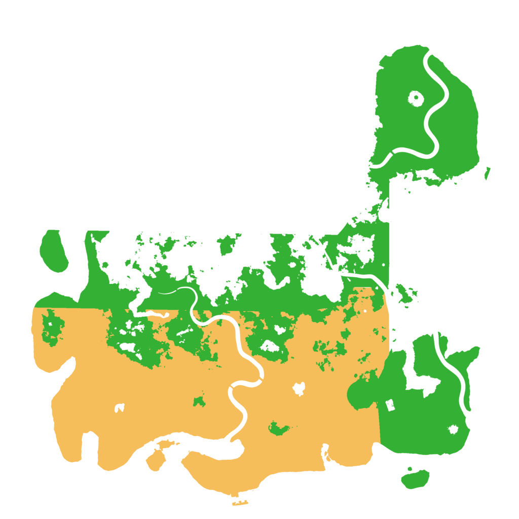 Biome Rust Map: Procedural Map, Size: 5000, Seed: 1223123