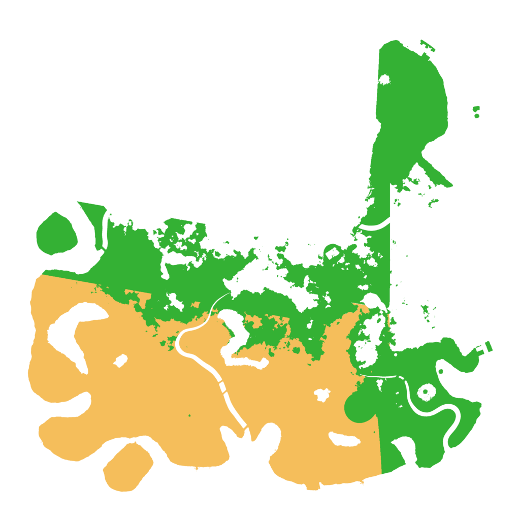 Biome Rust Map: Procedural Map, Size: 4500, Seed: 1670543963