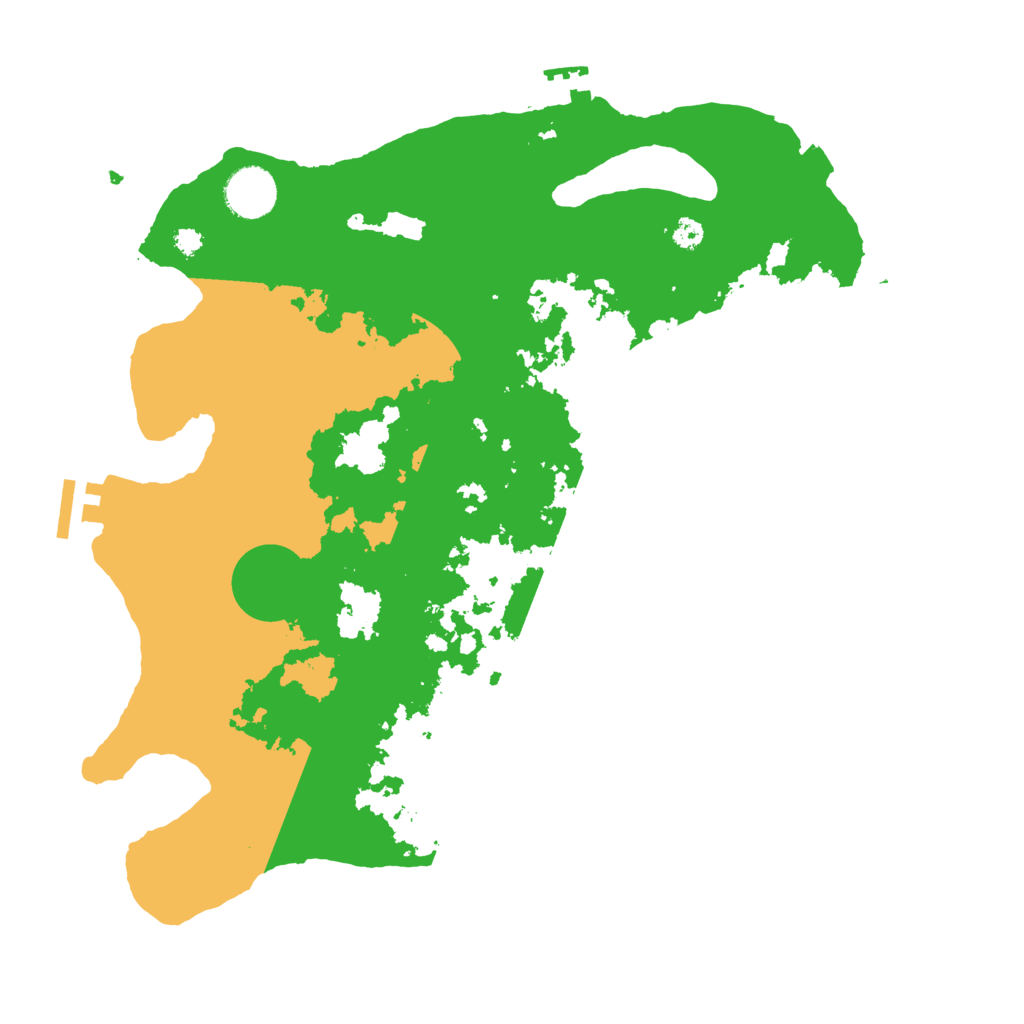 Biome Rust Map: Procedural Map, Size: 3500, Seed: 1869818503