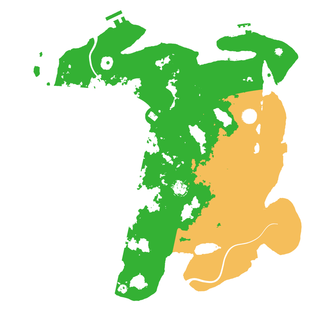 Biome Rust Map: Procedural Map, Size: 3700, Seed: 6062024
