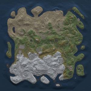 Thumbnail Rust Map: Procedural Map, Size: 4250, Seed: 1881990680, 19 Monuments