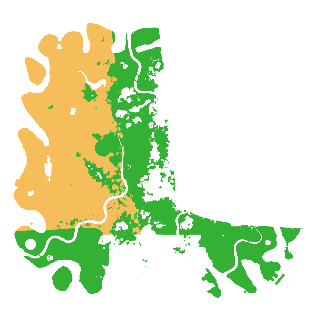 Biome Rust Map: Procedural Map, Size: 5000, Seed: 672421557
