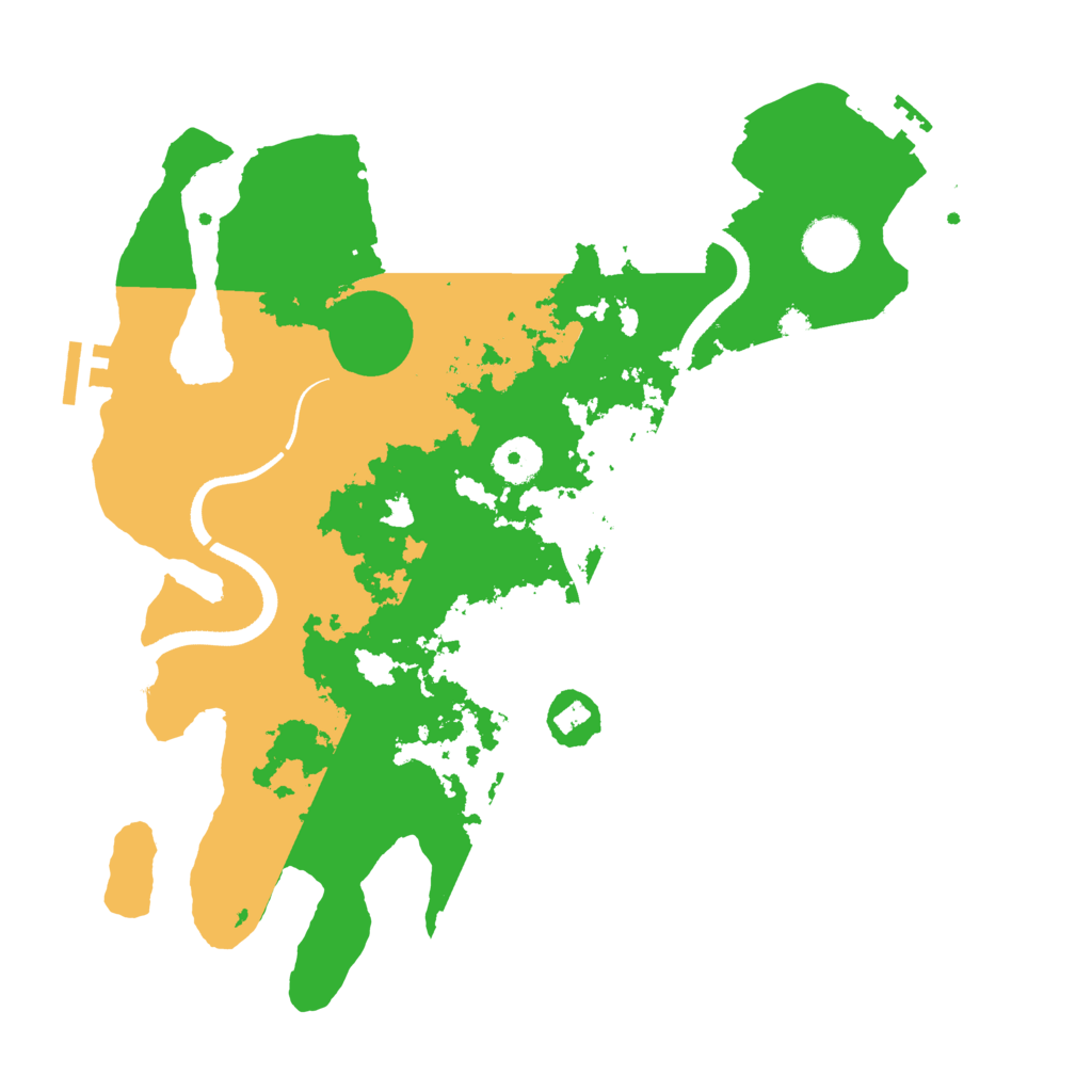 Biome Rust Map: Procedural Map, Size: 3500, Seed: 2100604386