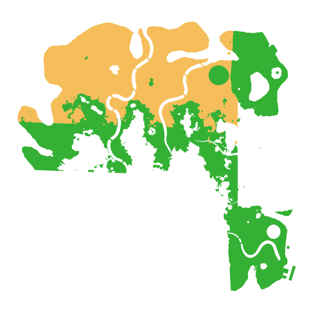 Biome Rust Map: Procedural Map, Size: 4250, Seed: 1390868543