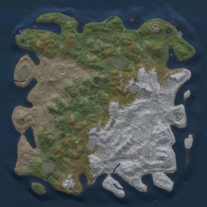 Thumbnail Rust Map: Procedural Map, Size: 4500, Seed: 31050, 19 Monuments