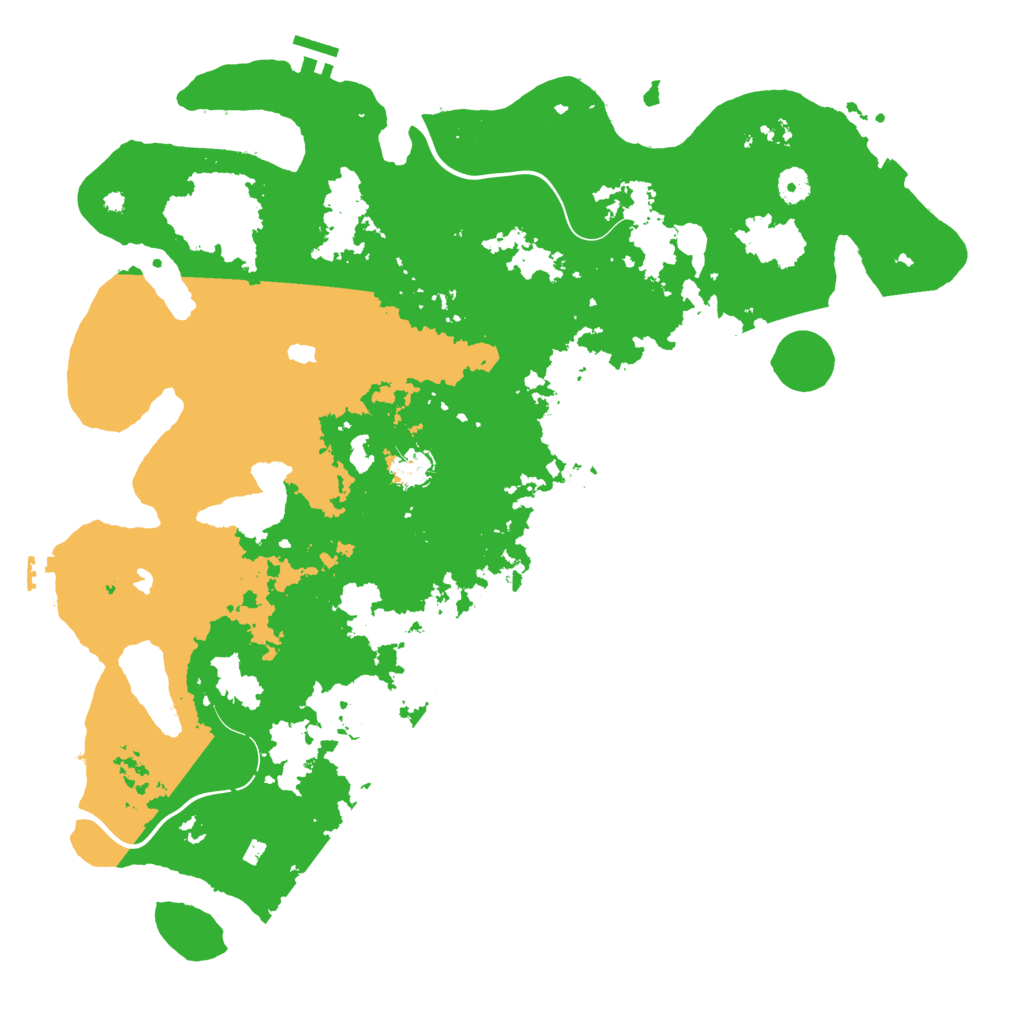 Biome Rust Map: Procedural Map, Size: 4500, Seed: 31050