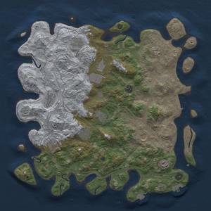 Thumbnail Rust Map: Procedural Map, Size: 4250, Seed: 1145144072, 19 Monuments