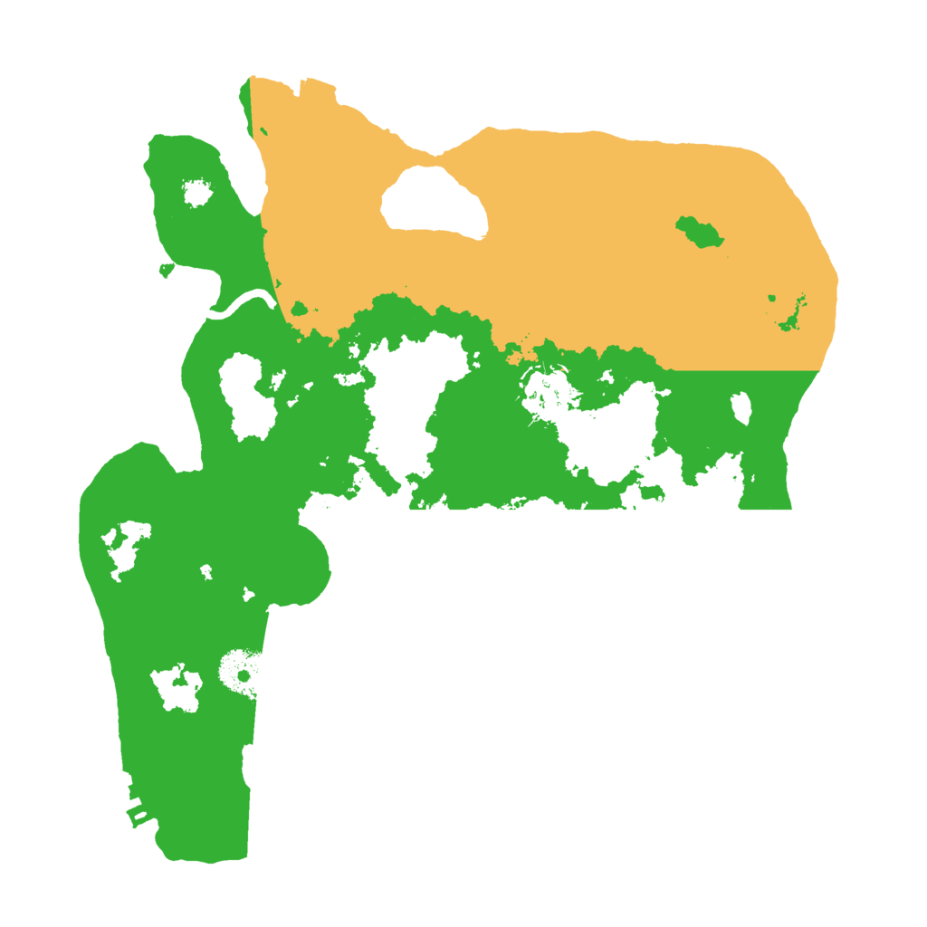 Biome Rust Map: Procedural Map, Size: 3000, Seed: 22100