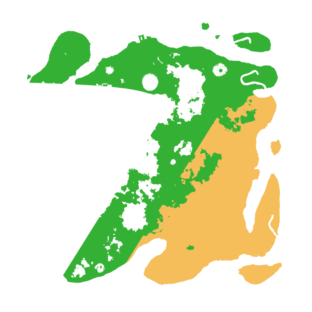 Biome Rust Map: Procedural Map, Size: 3500, Seed: 1145355601