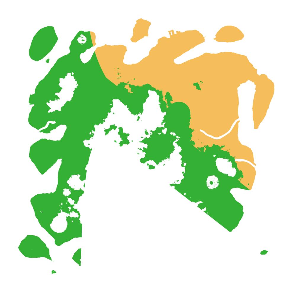 Biome Rust Map: Procedural Map, Size: 3500, Seed: 707705192