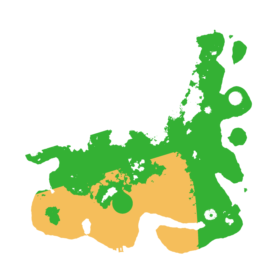 Biome Rust Map: Procedural Map, Size: 3500, Seed: 1097388845