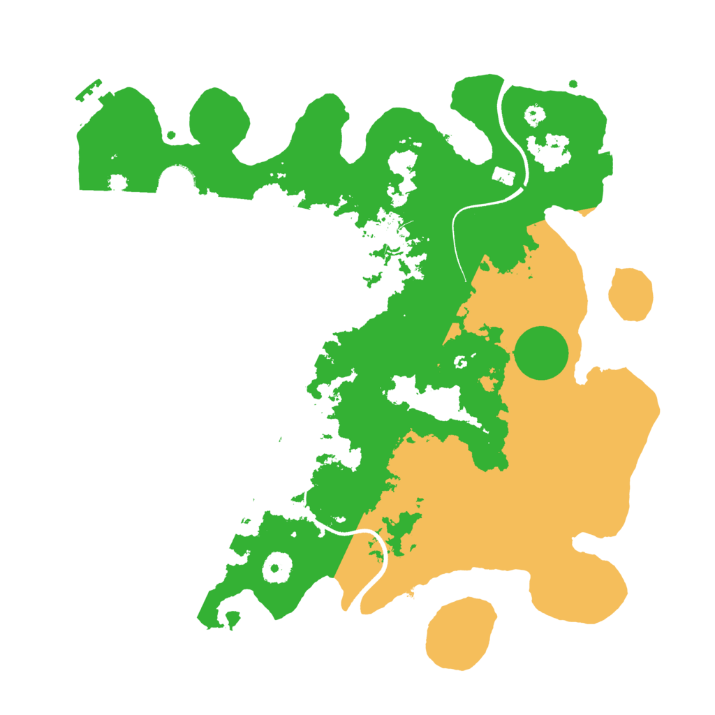 Biome Rust Map: Procedural Map, Size: 3500, Seed: 1795725544