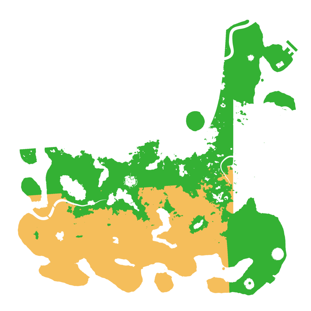 Biome Rust Map: Procedural Map, Size: 4500, Seed: 1954002833