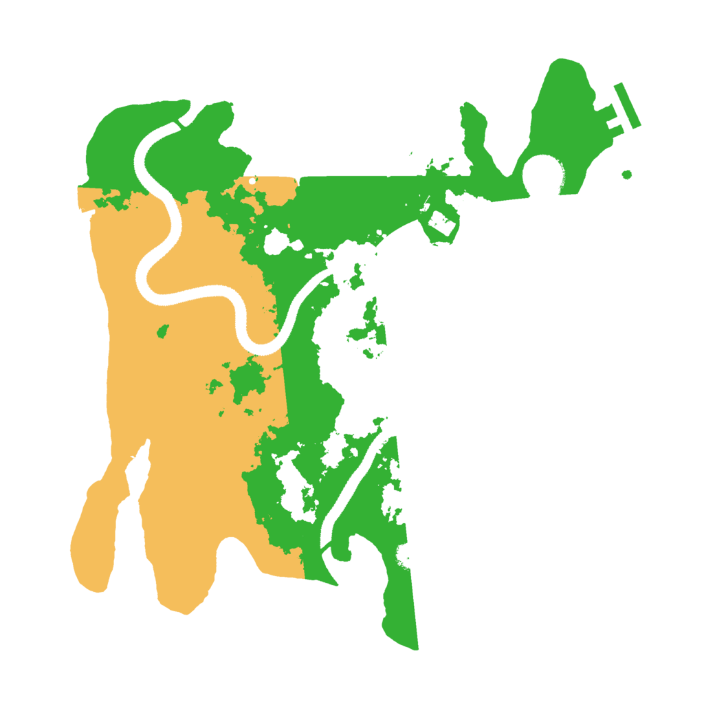 Biome Rust Map: Procedural Map, Size: 3000, Seed: 912845728