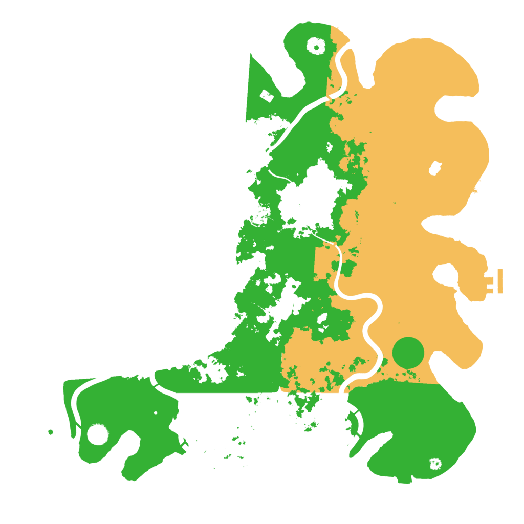 Biome Rust Map: Procedural Map, Size: 4350, Seed: 794842926