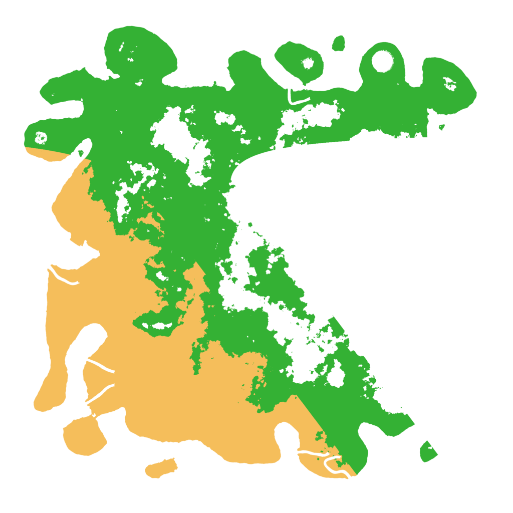 Biome Rust Map: Procedural Map, Size: 4200, Seed: 210320245