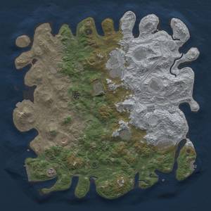 Thumbnail Rust Map: Procedural Map, Size: 4500, Seed: 984827529, 19 Monuments