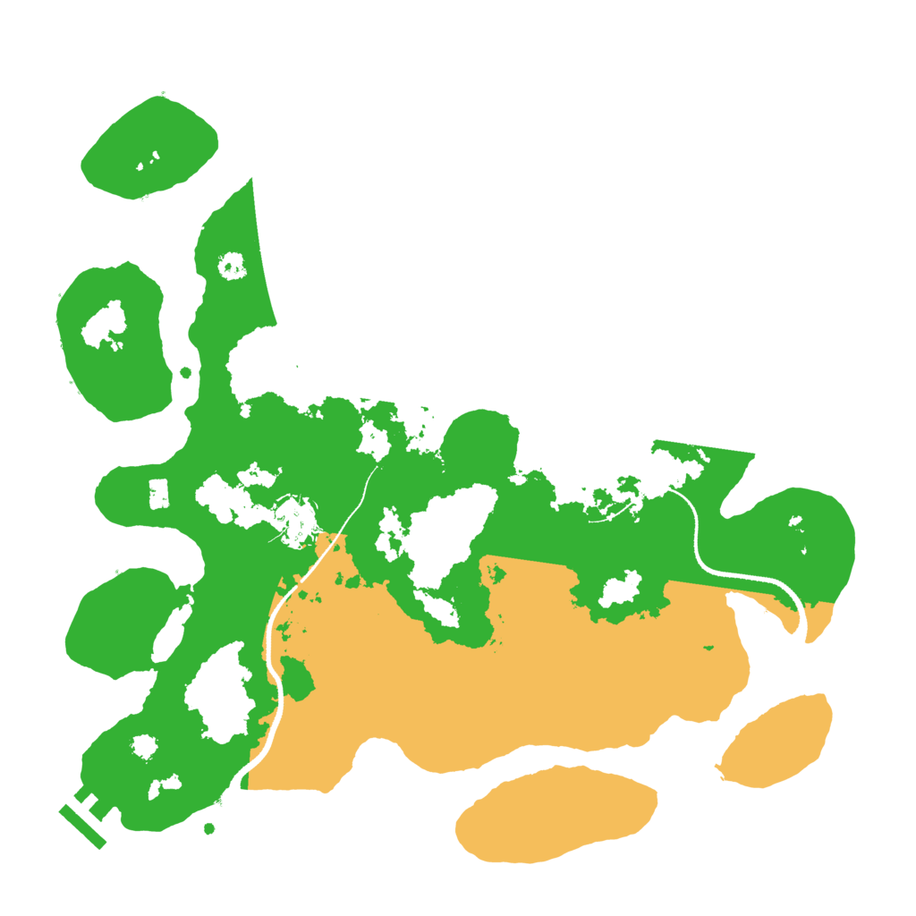 Biome Rust Map: Procedural Map, Size: 3300, Seed: 1648350564