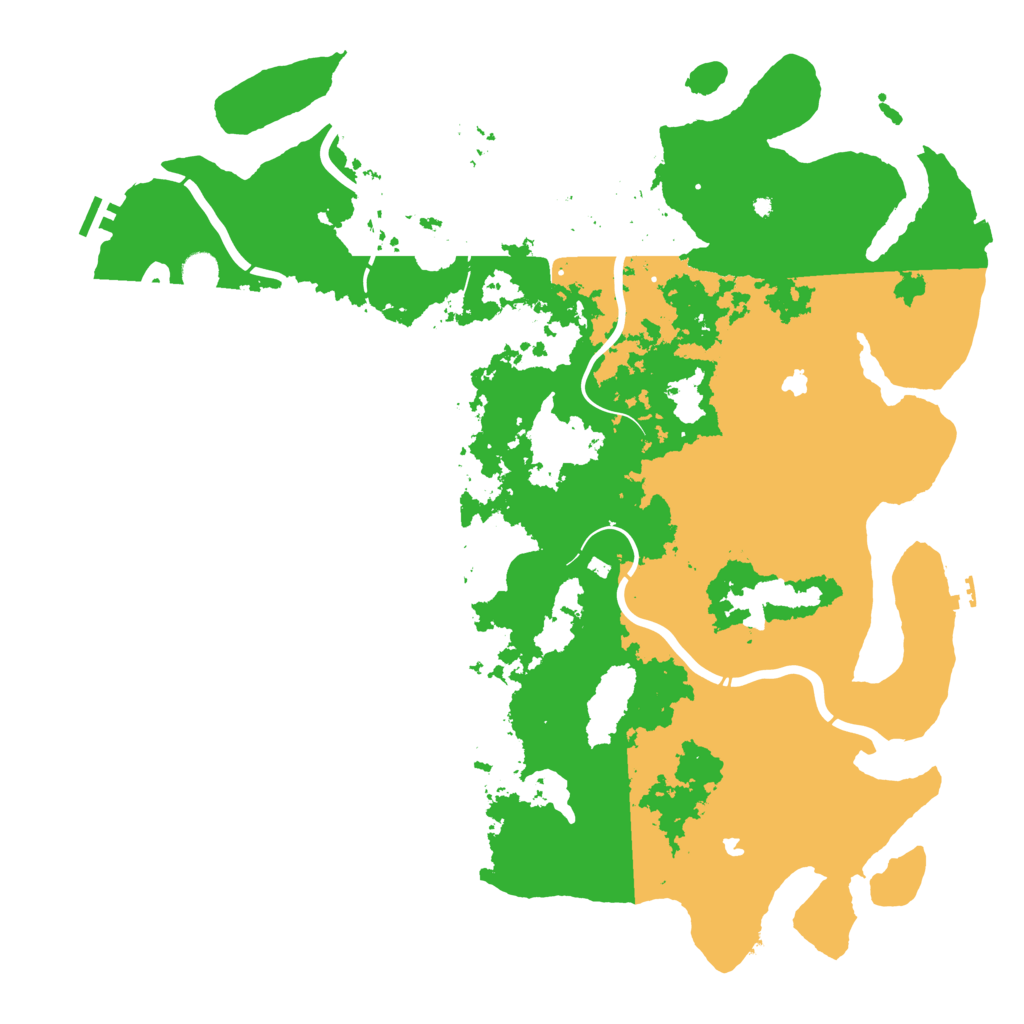 Biome Rust Map: Procedural Map, Size: 5000, Seed: 1422146137
