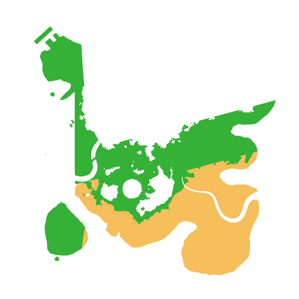 Biome Rust Map: Procedural Map, Size: 2750, Seed: 695116302