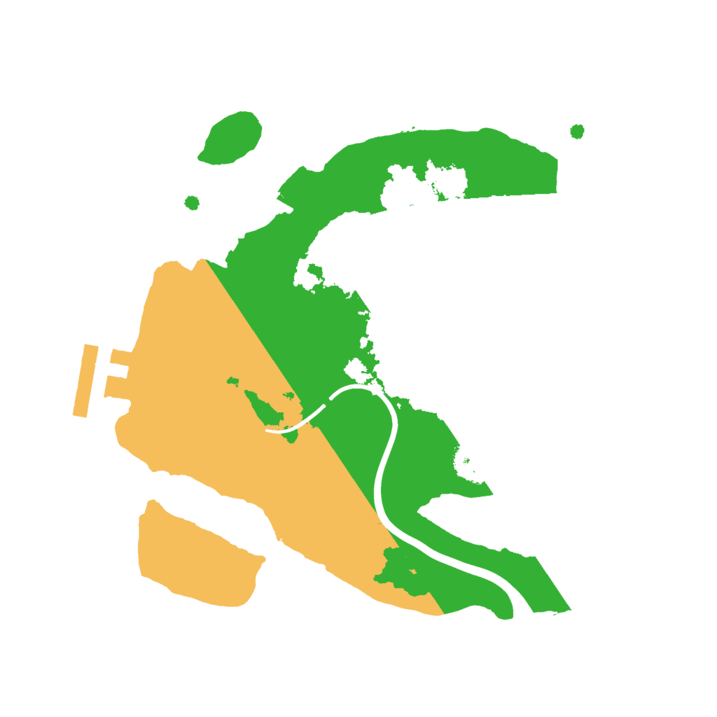 Biome Rust Map: Procedural Map, Size: 2000, Seed: 1316056317