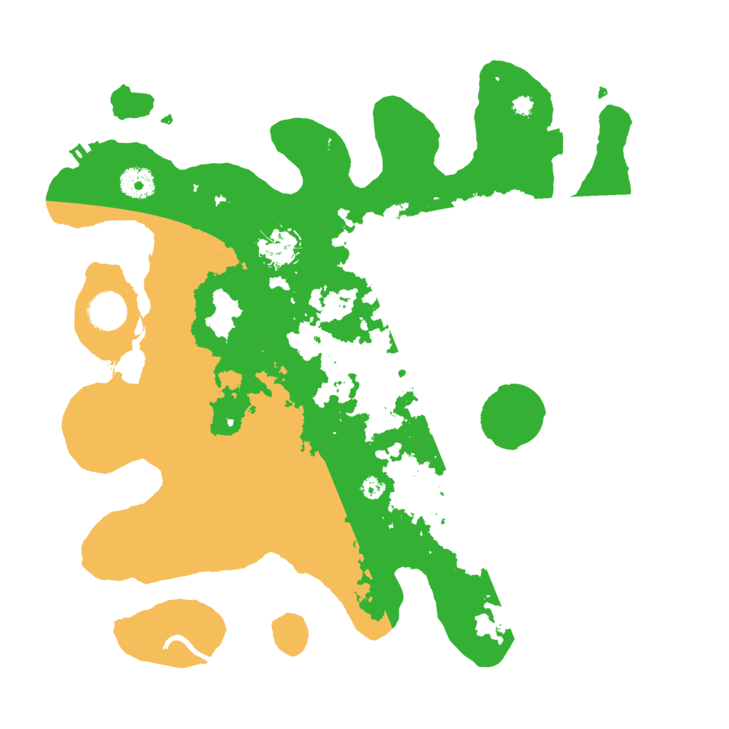 Biome Rust Map: Procedural Map, Size: 3300, Seed: 542950545